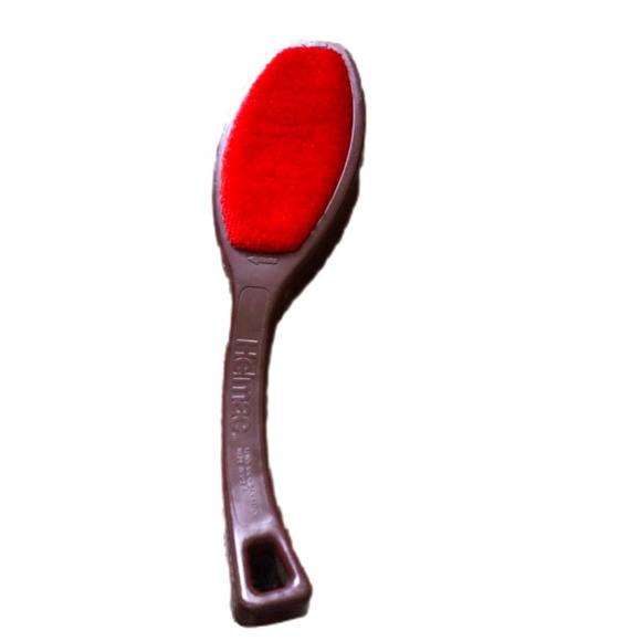 Helmac Other - Vintage Helmac brown handle 2-sided clothes lint removal brush made USA flint mi